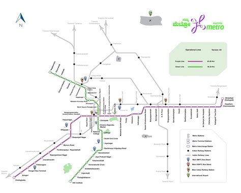 Namma Metro Route Map Timings Operational Lines Stations All You