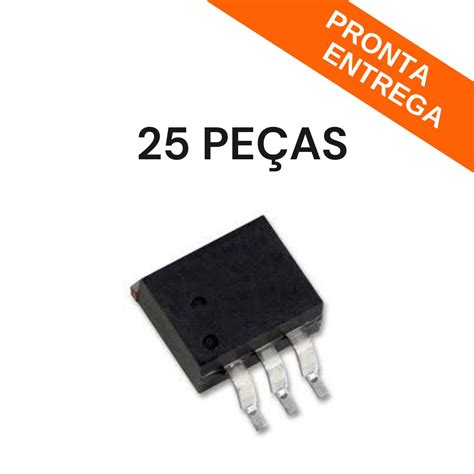 Kit 25 peças CI Regulador De Tensão LT1086IM TO 263 SMD Circuitos