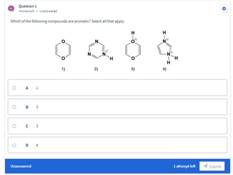 Solved Question Homework Unanswered Which Of The Chegg