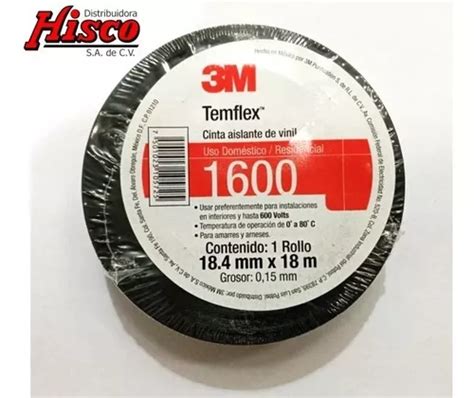 Cinta El Ctrica De Vinil Temflex Negro C Pzas Env O Gratis