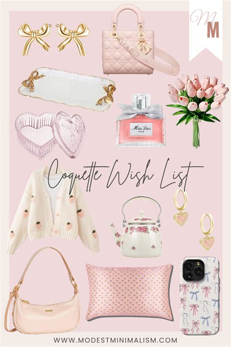 Coquette Aesthetic Wish List In 2024 Coquette Wishlist List