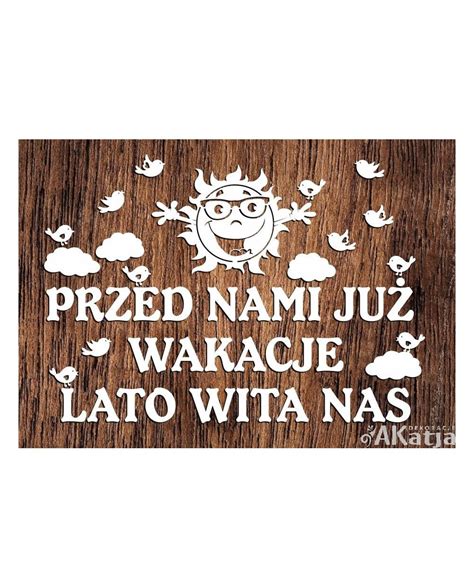 Zestaw Przed Nami Wakacje Wycinanka Z Papieru