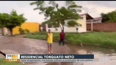 PITV 1ª Edição Moradores do Torquato Neto reclamam de atraso em