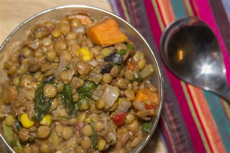 Lentil Spinach Stew