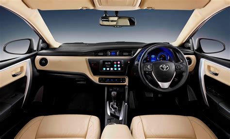 2017 Toyota Corolla Facelift Dashboard