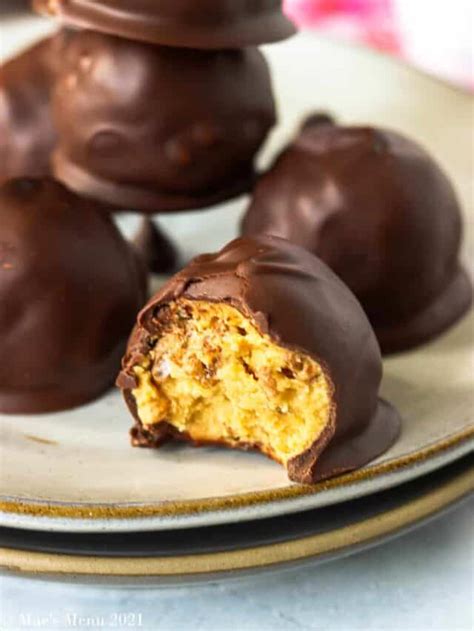 Easy Peanut Butter Truffles - Mae's Menu