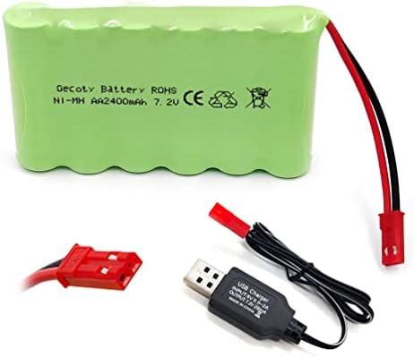 Gecoty V Mah Rechargeable Ni Mh Aa Battery Pack With Charging