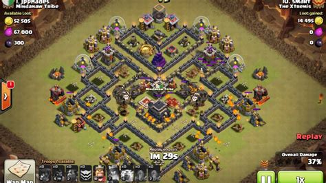 Clash Of Clan Ultimate Th9 3 Star Lavaloon Attack Strategy Guide