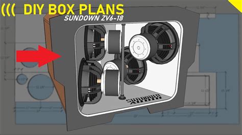 DIY BOX PLANS 4 Sundown ZV6 18 Wall YouTube