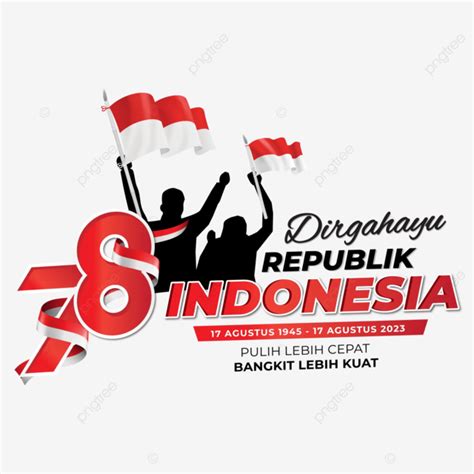 78 Year 2023 Happy Republic Of Indonesia August 17 Vector Happy Birthday Ri 78 Hut Ri 78