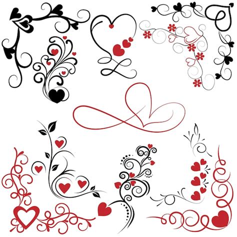 Premium Vector Heart Ornament