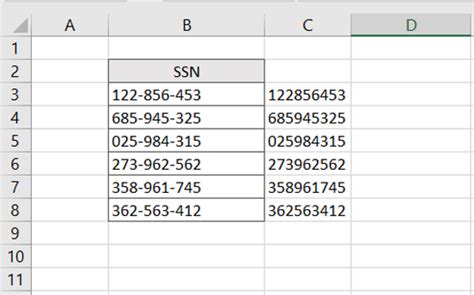 How To Remove Dashes From An Ssn In Excel Spreadcheaters