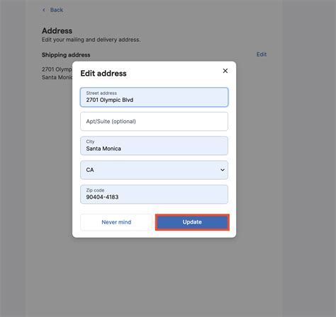 How do I change my mailing address? – Support