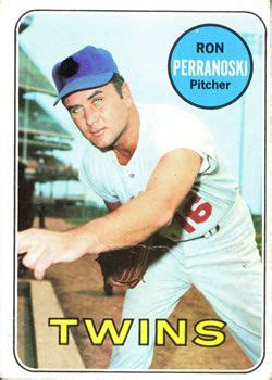 The Trading Card Database 1969 Topps 77b Ron Perranoski Minnesota