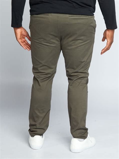 Chino Slim L Kaki Kiabi