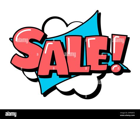 Sale Speech Bubble In Retro Style Vector Illustration Isolated On