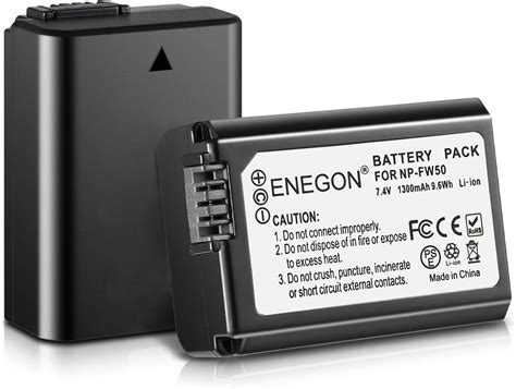 Enegon Np Fw Batteria Mah Pezzi Per Sony Np Fw Compatibile