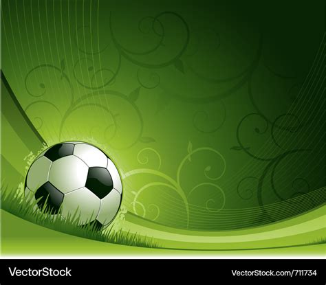 Soccer background concept Royalty Free Vector Image