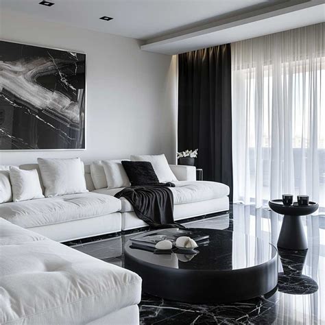 Minimalist Black and White Interior Color Design for Home • 333k ...