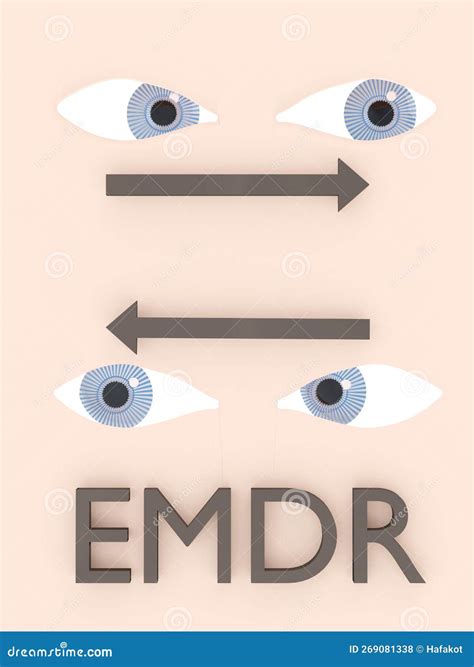 EMDR - medical concept stock illustration. Illustration of treatment ...