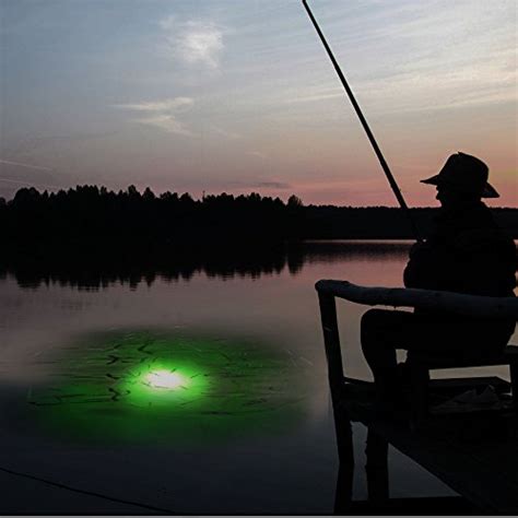 Glow Lion Green LED Underwater Night Fishing Lights Green 1 Pack