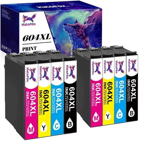 Halofox Xl Pack De Cartouche D Encre Compatible Avec Epson Xl