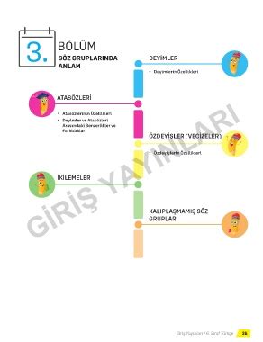 Page 12 6 SINIF TÜRKÇE DEFTERİM GİRİŞ YAYINLARI