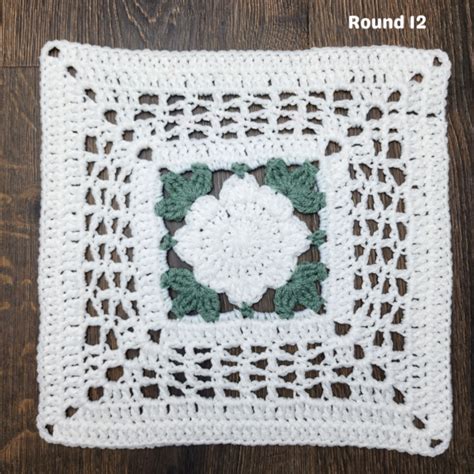 Flower Box Afghan Square Pattern