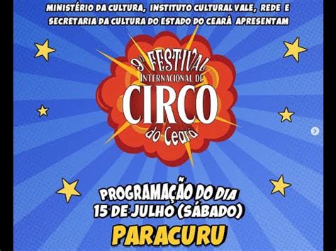 2º dia 9 Festival Internacional de Circo do Ceará 2023 YouTube