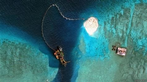 C Mo Se Ven Desde El Espacio Las Islas Artificiales Que China Construye