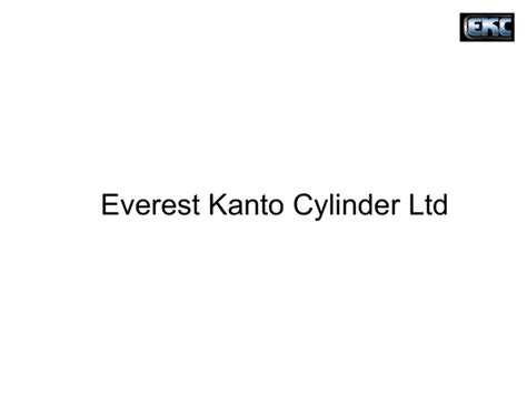 Everest Kanto Cylinder LTD EKC International FZE