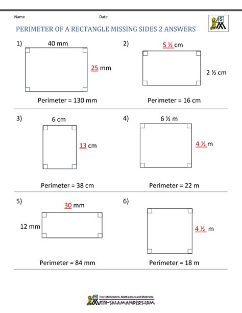 Perimeter of a Rectangle