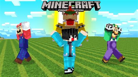 Novo Addon Mod Do Super Mario Para Minecraft Pe 1 19 Youtube