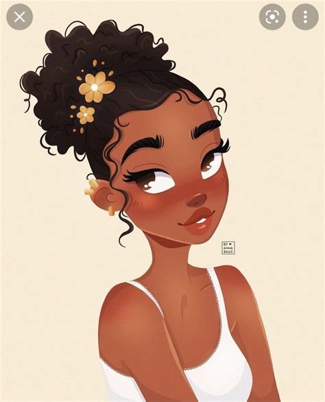 Cute drawing girl in 2022 | Black girl magic art, Disney princess fan ...