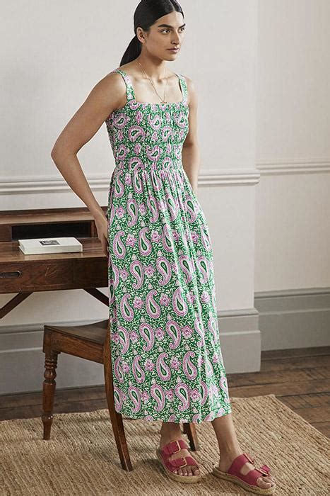 Boden Peggy Jersey Maxi Dress Grn In Green Lyst