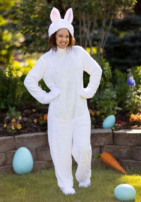 White Bunny Adult Costume