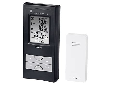 Estación meteorológica | Hama EWS-165, Alarma de heladas, Reloj DCF con ...