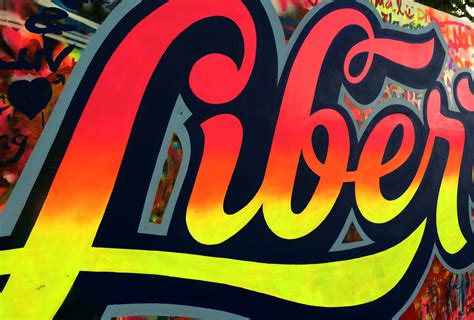 Libertad Lettering Spray And Brush On Behance