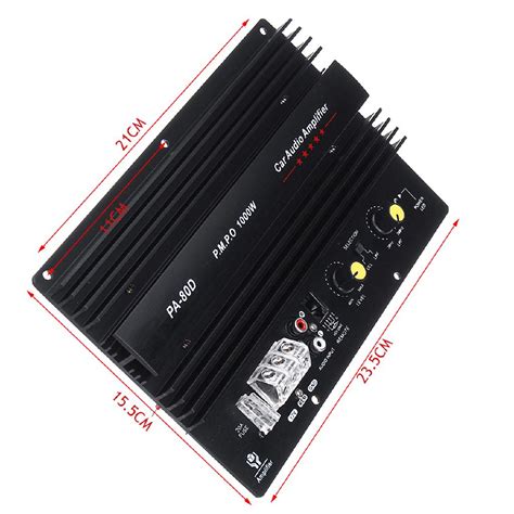 V W Mono Car Audio High Power Amplifier Powerful Bass Board