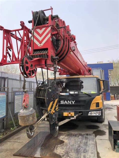 Used Sany Stc800t5 80ton Truck Crane Hydraulic Crane For Sale China