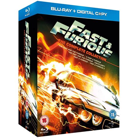 Buy Fast Furious 1 5 Box Set Collection Blu Ray REGION FREE