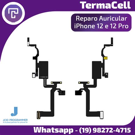 Cabo Flex Do Auricular Para Iphone E Pro Jcid Terma Cell