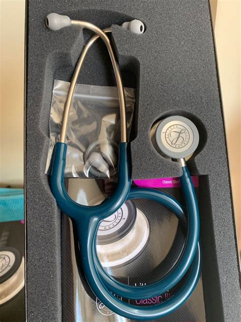 Littmann Classic III Stethoscope Caribbean Blue 4000, Commercial
