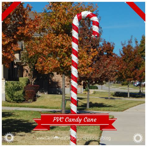 Diy Pvc Candy Cane Great Outdoor Christmas Decoration Outdoor