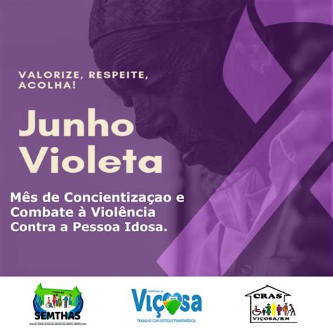 VIÇOSA CLICK JUNHO VIOLETA MÊS DE CONCIENTIZAÇÃO E COMBATE À