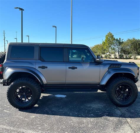 Bronco Raptor Build W Fender Flares Wrapped Body Color By Extreme