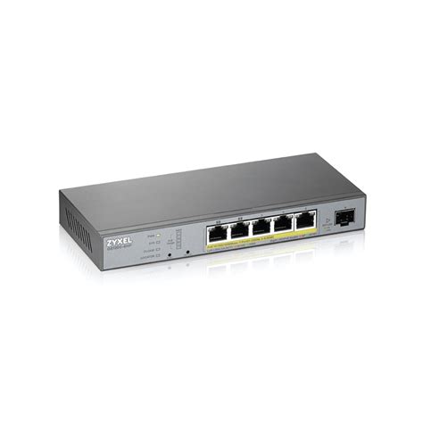 ZYXEL 5 port GbE Smart Managed PoE Switch with GbE Uplink รน GS1350