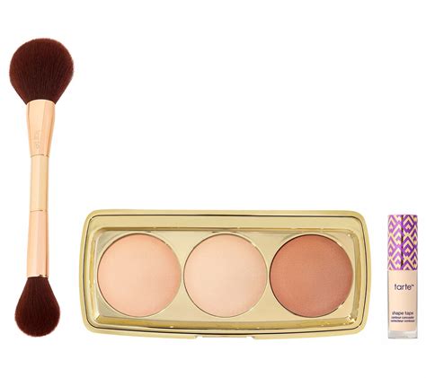 Tarte Shape Tape Glow Powder Palette 3 Piece Complexion Set