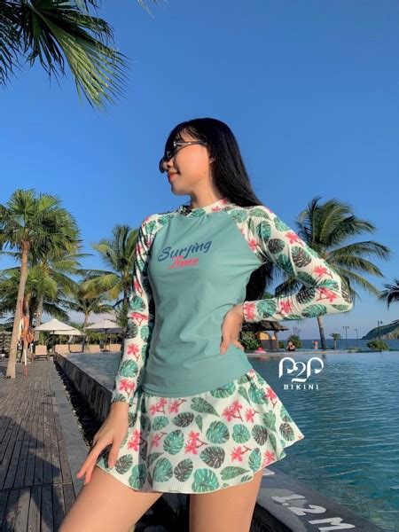 B I Tay D I Ch Ng N Ng Gi Nhi T Surfing Time P P Bikini Th Ng Hi U B I N B I