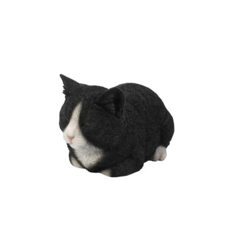 8" Sleeping Cat Outdoor Garden Statue | Pool Central